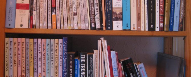 keeping up to date with genealogy and reference books on my bookshelf